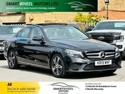 Black Used 2019 Mercedes C220 Premium Plus Sedan | £16,340 (Fair price)