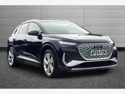 Black Used 2024 Audi Q4 e-tron S-Line SUV | £32,495 (Super price)