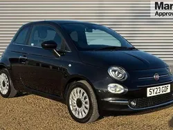 Black Used 2023 Fiat 500 Hatchback | £10,569 (Fair price)