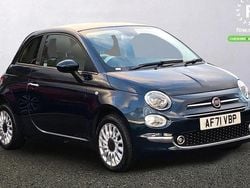 Blue Used 2021 Fiat 500C Dolcevita Cabriolet | £10,599 (Fair price)