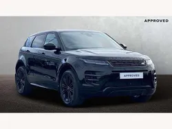 Black Used 2025 Land Rover Range Rover evoque SE Dynamic SUV | £49,395