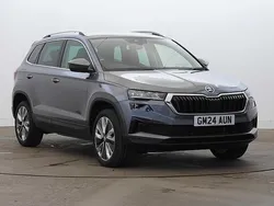 Graphite grey metallic Used 2024 Skoda Karoq SE L SUV | £21,349 (Fair price)
