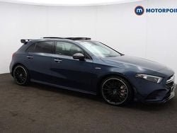 Blue Used 2022 Mercedes A35 AMG Premium Plus Hatchback | £28,249 (Good price)