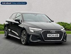 Black Used 2024 Audi A3 S-Line Hatchback | £21,672 (Fair price)