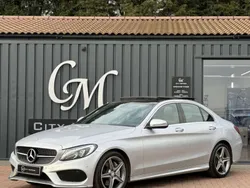 Silver Used 2017 Mercedes C300e AMG Line Premium Sedan | £12,990