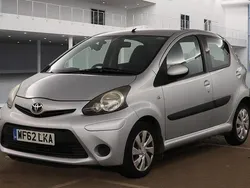 Silver Used 2012 Toyota Aygo Hatchback | £2,750 (Fair price)
