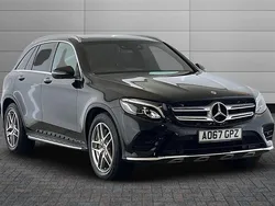 Obsidian black Used 2017 Mercedes GLC350 AMG line Estate | £24,450 (Fair price)
