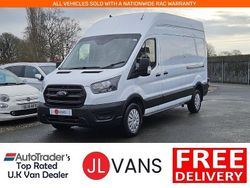 Frozen white (solid colour) Used 2022 Ford Transit | £17,450 (Fair price)