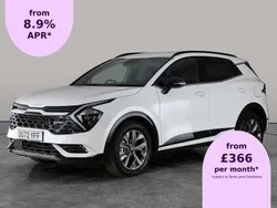 White Used 2022 Kia Sportage 2 SUV | £25,036 (Fair price)