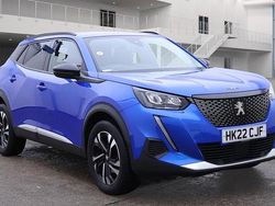 Blue Used 2022 Peugeot 2008 Allure Premium SUV | £14,500 (Fair price)