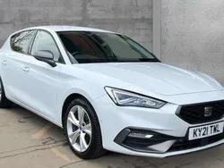 White Used 2021 Seat Leon FR Hatchback | £15,990 (Fair price)