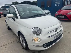 White Used 2018 Fiat 500 Lounge Hatchback | £7,295 (Fair price)