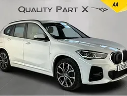 White Used 2021 BMW X1 M Sport SUV | £15,600 (Good price)