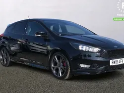 Black Used 2017 Ford Focus ST-Line X Hatchback | £12,399 (Fair price)