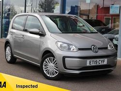Silver Used 2019 VW up! move up! Hatchback | £6,995 (Fair price)