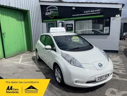 White Used 2017 Nissan Leaf Acenta Hatchback | £4,980 (Good price)