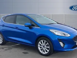 Blue Used 2020 Ford Fiesta Titanium Hatchback | £11,427 (Fair price)