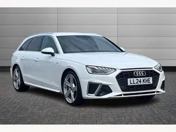 White New 2024 Audi A4 S-Line Estate | £31,495 (Fair price)