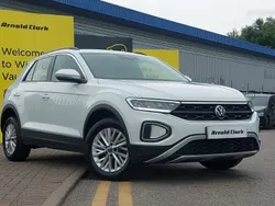 White Used 2023 VW T-Roc Life SUV | £19,998 (Fair price)
