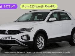 White Used 2023 VW T-Roc Life SUV | £17,952 (Good price)