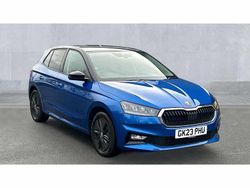 Race blue metallic black body / magic pearl effect roof Used 2023 Skoda 110 R Colour Edition Hatchback | £16,450 (Good price)