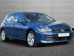 Anemone blue Used 2025 VW Golf VIII Match Hatchback | £27,695 (Expensive)