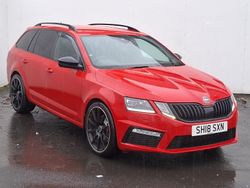 Red Used 2018 Skoda Octavia vRS Estate | £13,998 (Good price)