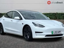 White Used 2021 Tesla Model 3 Standard Range Sedan | £16,998 (Good price)