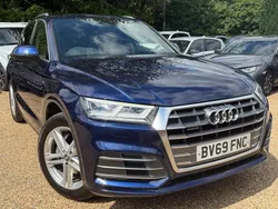 Blue Used 2019 Audi Q5 S-Line SUV | £21,990 (Fair price)
