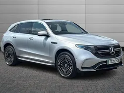 High tech silver Used 2020 Mercedes EQC400 AMG Line Premium Plus SUV | £27,395 (Fair price)