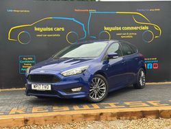 Blue Used 2017 Ford Focus ST-Line Hatchback | £8,690 (Fair price)