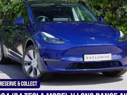 Blue Used 2023 Tesla Model Y Long Range SUV | £34,250 (Expensive)