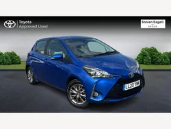 Blue Used 2020 Toyota Yaris Hatchback | £11,415 (Expensive)