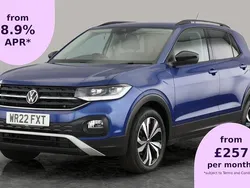 Blue Used 2022 VW T-Cross Black Edition SUV | £18,287 (Fair price)