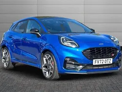 Desert island blue Used 2022 Ford Puma Gen-E ST Hatchback | £18,799 (Fair price)