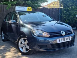 Blue Used 2010 VW Golf VI S Hatchback | £4,495 (Fair price)