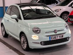 Green Used 2017 Fiat 500 Lounge Hatchback | £6,490 (Fair price)