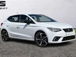 White New 2024 Seat Ibiza FR Sport Hatchback | £19,995 (A bit pricey)