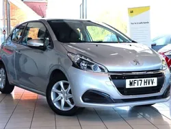 Silver Used 2017 Peugeot 208 Active Hatchback | £8,780 (Fair price)