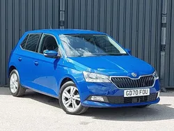 Blue Used 2021 Skoda Fabia SE Hatchback | £11,498 (Fair price)