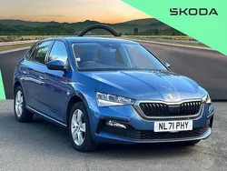 Blue Used 2021 Skoda Scala SE Hatchback | £12,730 (Fair price)