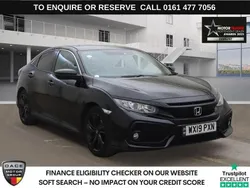 Black Used 2019 Honda Civic SR Hatchback | £10,890 (Fair price)