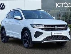 White Used 2025 VW T-Cross R-line SUV | £24,000 (Expensive)