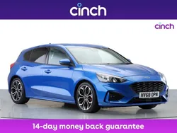 Blue Used 2018 Ford Focus ST-Line X Hatchback | £10,099 (Fair price)