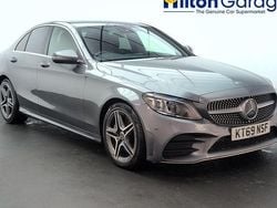Grey Used 2019 Mercedes C300 AMG line Sedan | £17,400 (Good price)