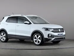 White Used 2022 VW T-Cross SEL SUV | £13,198 (Fair price)