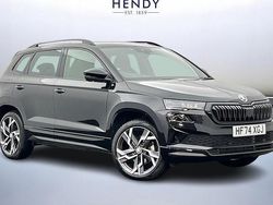 Black magic pearl effect Used 2024 Skoda Karoq SportLine SUV | £29,299 (Fair price)