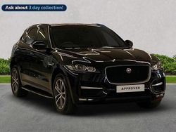 Black Used 2018 Jaguar F-Pace R-Sport SUV | £18,499 (Fair price)