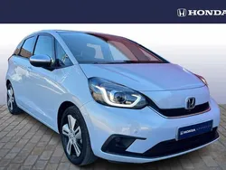 Sunlight white Used 2021 Honda Jazz Hybrid Hatchback | £16,495 (Fair price)