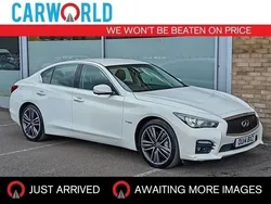 White Used 2014 Infiniti Q50 Sedan | £10,990